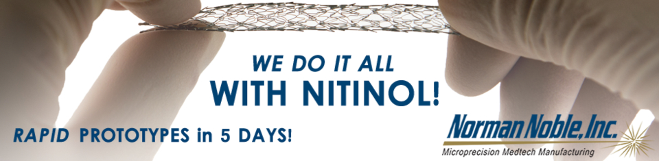 Nitinol shape setting custom procedures for unique geometrics.
