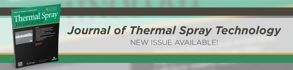 Thermal spray technology journals are available now.